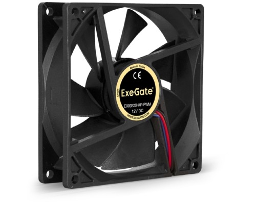 [Вентиляторы] Exegate EX283384RUS Вентилятор ExeGate E09225H4P-PWM, 92x92x25 мм, гидродинамический, 4pin, PWM, 24dBA