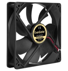 Exegate EX283385RUS Вентилятор ExeGate ExtraPower EP12025S2P, 120x120x25 мм, подшипник скольжения, 2pin, 1600RPM, 26dBA