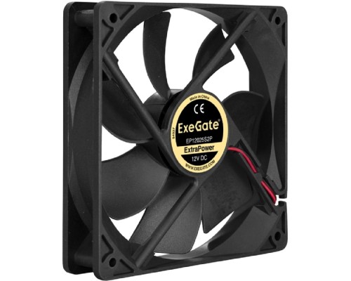[Вентиляторы] Exegate EX283385RUS Вентилятор ExeGate ExtraPower EP12025S2P, 120x120x25 мм, подшипник скольжения, 2pin, 1600RPM, 26dBA