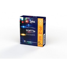 ЭРА Б0047959 ENIN -5NM Гирлянда LED Нить 5 м мультиколор, АА, IP20