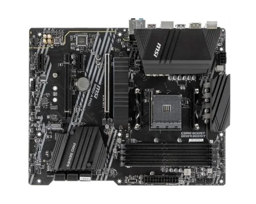 [Материнская плата] MSI B550-A PRO {Soc-AM4 AMD B550 4xDDR4 ATX AC`97 8ch(7.1) GbLAN RAID+HDMI+DP}