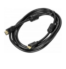 Кабель аудио-видео Ningbo HDMI (m), HDMI (m)3м. феррит.кольца Позолоченные контакты черный (HDMI-3M-MG(VER1.4)