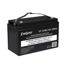 Exegate EX282985RUS Аккумуляторная батарея DT 12100 (12V 100Ah, под болт М6)