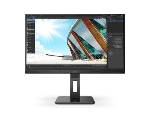 [Монитор] LCD AOC 27' Q27P2Q {IPS 2560х1440 300cd 178/178 1000:1 16.7M 4ms D-Sub HDMI DisplayPort USB-Hub Height adj Pivot Tilt Swivel Speak}