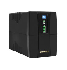 Exegate EP285596RUS ИБП ExeGate SpecialPro UNB-650.LED.AVR.C13.RJ.USB <650VA/360W, LED, AVR, 4*IEC-C13, RJ45/11, USB, Black>