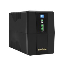Exegate EP285597RUS ИБП ExeGate SpecialPro UNB-650.LED.AVR.EURO.RJ.USB <650VA/360W, LED, AVR, 2 евророзетки, RJ45/11, USB, Black>