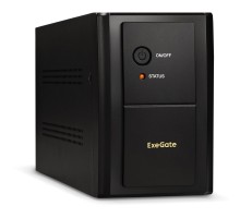Exegate EP285483RUS ИБП ExeGate SpecialPro UNB-1000.LED.AVR.EURO.RJ <1000VA/650W, LED, AVR, 4 евророзетки, RJ45/11, Black>
