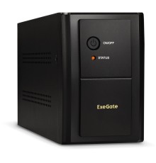 Exegate EP285483RUS ИБП ExeGate SpecialPro UNB-1000.LED.AVR.EURO.RJ <1000VA/650W, LED, AVR, 4 евророзетки, RJ45/11, Black>