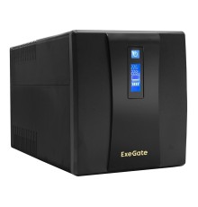 Exegate EP285494RUS ИБП ExeGate SpecialPro Smart LLB-1200.LCD.AVR.EURO.RJ.USB <1200VA/750W, LCD, AVR, 4 евророзетки, RJ45/11, USB, Black>