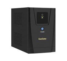 Exegate EP285496RUS ИБП ExeGate SpecialPro UNB-1500.LED.AVR.C13.RJ.USB <1500VA/950W, LED, AVR, 6*IEC-C13, RJ45/11, USB, Black>