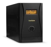 Exegate EP285529RUS ИБП ExeGate SpecialPro Smart LLB-2200.LCD.AVR.C13.RJ.USB <2200VA/1300W, LCD, AVR, 6*IEC-C13, RJ45/11, USB, Black>