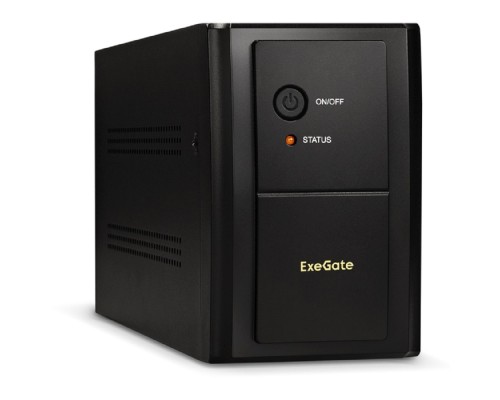 [ИБП] Exegate EP285481RUS ИБП ExeGate SpecialPro UNB-1000.LED.AVR.C13.RJ <1000VA/650W, LED, AVR, 6*IEC-C13, RJ45/11, Black>