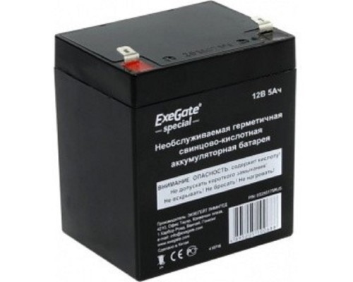[батареи] Exegate EX285964RUS Аккумуляторная батарея DT 1205 (12V 5Ah, клеммы F1)