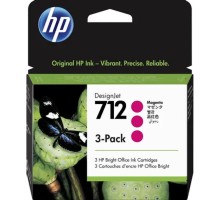Картридж струйный HP 712 3ED78A пурпурный x3упак. (29мл) для HP DJ Т230/630