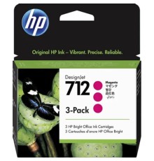 Картридж струйный HP 712 3ED78A пурпурный x3упак. (29мл) для HP DJ Т230/630