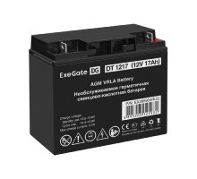 Exegate EX285954RUS Аккумуляторная батарея DT 1217 (12V 17Ah, клеммы F3 (болт М5 с гайкой))
