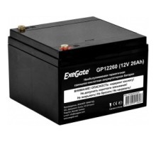 Exegate EX282972RUS Аккумуляторная батарея GP12260 (12V 26Ah, под болт М5)
