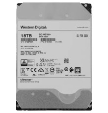 18Tb WD Ultrastar DC HC550 {SATA 6Gb/s, 7200 rpm, 512mb buffer, 3.5