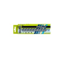 Ergolux  LR6 Alkaline BP-12 (LR6 BP-12, батарейка,1.5В) (12 шт. в уп-ке)