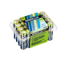 Ergolux  LR6 Alkaline BP-24 (LR6 BP-24, батарейка,1.5В) (24 шт. в уп-ке)