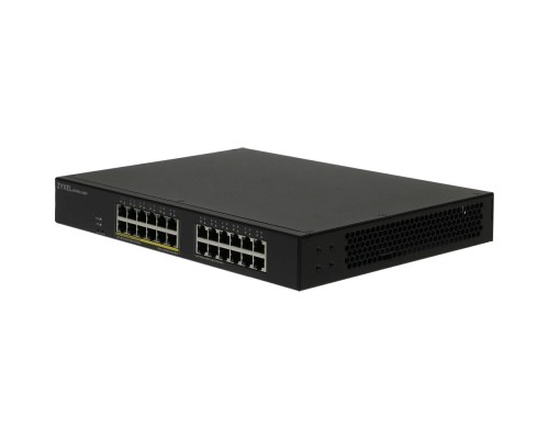 [Сетевое оборудование] ZYXEL GS1900-24EP-EU0101F Коммутатор 24G 12PoE+ 130W управляемый
