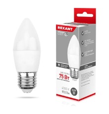 Rexant (604-026) Лампа светодиодная Свеча (CN) 9,5 Вт E27 903 лм 4000 K нейтральный свет  