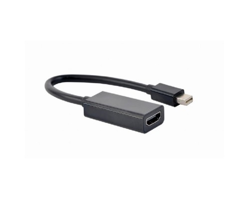 [переходник] Cablexpert Переходник miniDisplayPort -> HDMI,4K, 20M/19F, кабель 15см, черный (A-mDPM-HDMIF4K-01)