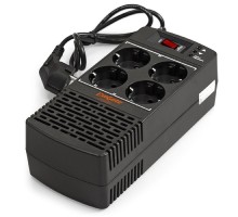 Exegate EP285938RUS Стабилизатор ExeGate Power AD5000-800 (800VA/400W, диапазон 150...280В, 4 евророзетки)