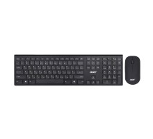 Acer OKR030 [ZL.KBDEE.005] Комплект (клавиатура + мышь) Combo wilreless USB  slim black 