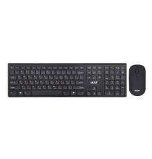 Acer OKR030 [ZL.KBDEE.005] Комплект (клавиатура + мышь) Combo wilreless USB  slim black 