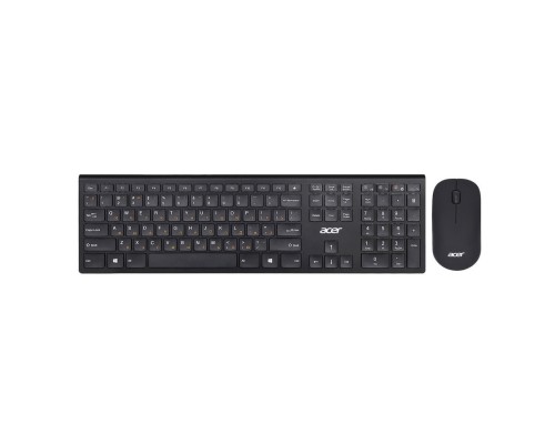 [Acer] Acer OKR030 [ZL.KBDEE.005] Комплект (клавиатура + мышь) Combo wilreless USB  slim black 