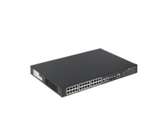 DAHUA DH-PFS4226-24ET-360 26-портовый управляемый коммутатор с РоЕ, уровень L2, 24xRJ45 100Mb PoE, 2хКомбо SFP/RJ45 1Gb uplink, суммарно 360Вт, коммутация 8.8 Гбит/с, MAC-таблица 4К