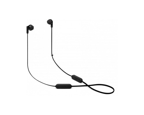 [Наушники] Гарнитура вкладыши JBL T215BT черный беспроводные bluetooth шейный обод (JBLT215BTBLK)