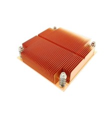 Exegate EX286163RUS Радиатор для процессора ExeGate ESNK-0047.1U.2011/2066.Cu (Медный, socket LGA2011/2066, TDP 100W, 435г, на винтах, с термопастой, Retail box)