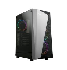 ZALMAN S4 Plus, без БП, боковое окно (акрил), черный,  ATX