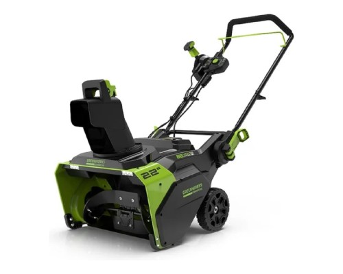 [Снегоуборочная техника] Greenworks 82В Снегоуборщик, б/щ (без аккумуляторной батареи и зарядного устройства) [2602507]