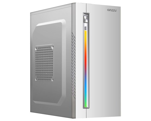 [корпус] Ginzzu D380 RGB White w/o PSU