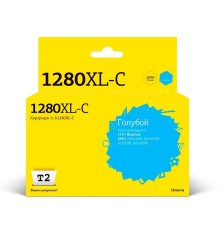 T2  LC-1280XLC Картридж (IC-B1280XL-C) струйный для Brother MFC-J5910DW/J6510DW/J6710DW/J6910DW, голубой