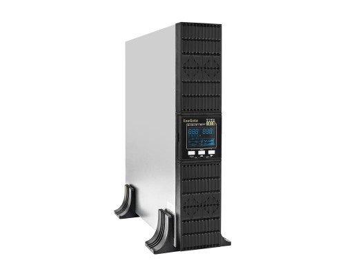 [ИБП] Exegate EP285646RUS ИБП On-line ExeGate PowerExpert ULS-1000.LCD.AVR.C13.USB.RS232.SNMP.2U <1000VA/1000W, On-Line, PF=1, LCD, 4*IEC-C13, RS232, USB, SNMP-slot, Rackmount 2U/Tower, Black>