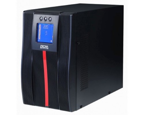 [ИБП] PowerCom Macan MAC-1500 ИБП {On-Line, 1500VA / 1500W, Tower, 6xC13, LCD, Serial+USB, SNMPslot, подкл. доп. батарей} (1186436)
