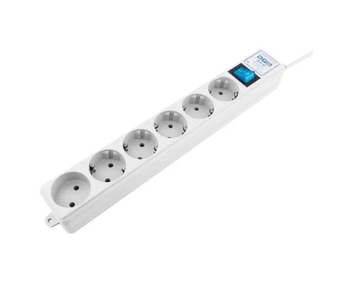 [Сетевые фильтры] PowerCube PRO Фильтр-удлинитель (SPL(5+1)-16B-P-3М) 3.0 м, 6 розеток, 16А/3,5кВт, LC контур - подавление В/Ч помех
