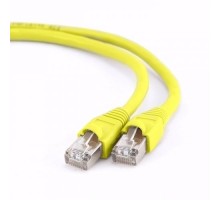 Патч-корд FTP Cablexpert PP6-10M/Y-O кат.6, 10м, литой, многожильный (жёлтый)
