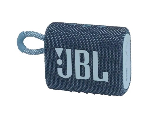 [Колонки JBL ] Динамик JBL Портативная акустическая система JBL GO 3 синяя [JBLGO3BLU]