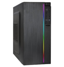 Exegate EX287882RUS Корпус Minitower ExeGate mEVO-9302-RGB (mATX, без БП, 2*USB+1*USB3.0, HD аудио, черный/RGB)