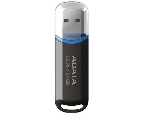 [Носитель информации] A-DATA Flash Drive 64GB Classic C906, USB 2.0, Черный [AC906-64G-RBK]