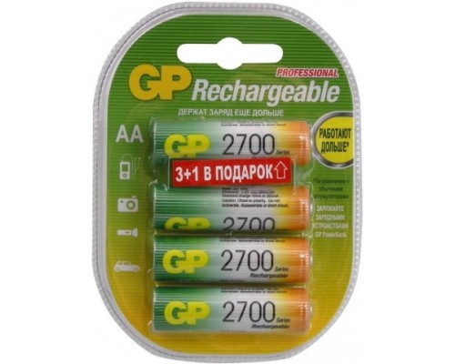 [Аккумулятор] удалено аналог 1699745 !!!!  Аккумулятор GP 270AAHC3/1-2CR4 AA, (4 шт в уп)  1699745