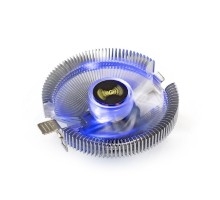 Exegate EX286146RUS Кулер ExeGate Wizard EE91-BLUE (Al, LGA775/1150/1151/1155/1156/1200/AM2/AM2+/AM3/AM3+/AM4/FM1/FM2/754/939/940, TDP 75W, Fan 90mm, 2200RPM, Hydro bearing, 3pin, 22db, 215г, голубая 