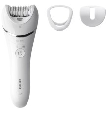 PHILIPS BRE700/00 Эпилятор  2 скорости, широкая головка, Wet&Dry, беспроводной, opti light, 2 аксессуара