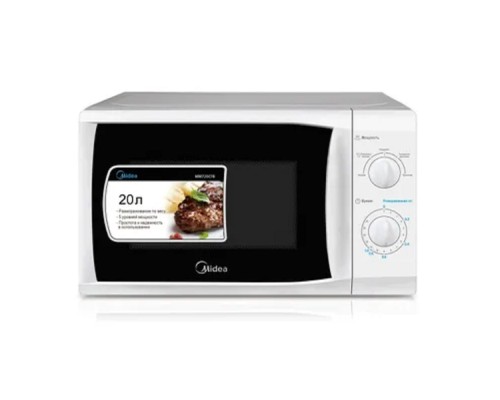 [Микроволновые печи] Midea  MM720CFB  Микроволновая печь 20л, 700Вт, белый