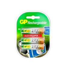 GP ReEnergy 270AAHC AA, емкость 2650 мАч (270AAHC4/2RGY-2CRCB6)(6 шт. в уп-ке)  аккумулятор